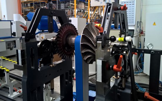 equilibrage rotor - machine d’équilibrage des rotors de turbines - équilibrage turbine